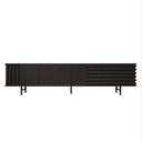 Mobile contenitore arredamento B-SIDE Sideboard vista frontale colore nero