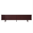 Mobile contenitore arredamento B-SIDE Sideboard vista frontale colore marrone scuro
