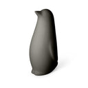 Scultura decorativa Pinguini in gres porcellanato colore nero opaco