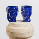 Vaso decorativo in ceramica Lui & Lei Caltagirone colore blu