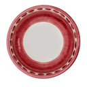 Ciotola in ceramica artigianale colore rosso linea I Colorati