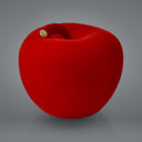 Salvadanaio Mela Monocolor Velvet rosso, oggetto di design elegante per la casa makefile Copy code