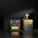 Mobile credenza Oro Colato ambientata in interno moderno