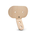 Componenti in legno della sedia di design per bambini Candy Giallo, accessori funzionali