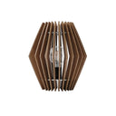 Lampada da tavolo di design Ales in listelli di rovere