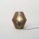 Lampada da tavolo Ales in legno di rovere vista frontale