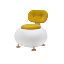 Sedia di design per bambini Candy Giallo, seduta moderna e colorata per bambini