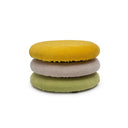 Sedili imbottiti per sedia Candy sovrapposti in diverse varianti colore