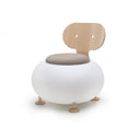 Sedile imbottito per sedia Candy applicato su sedia design