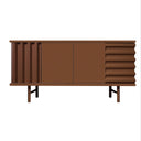 Mobile contenitore B-SIDE Sideboard 2 Ante vista frontale colore marrone