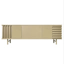 Mobile contenitore B-SIDE Sideboard 3 Ante vista frontale colore beige