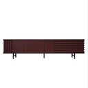 Mobile contenitore arredamento B-SIDE Sideboard vista frontale colore marrone scuro