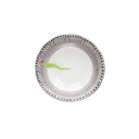 Insalatiera piatti Fortuna in ceramica con decorazione verde