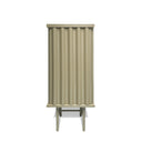 Mobile contenitore Curl Cabinet 1 anta vista frontale colore beige