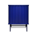 Mobile contenitore arredamento Curl Cabinet 2 ante colore blu intenso vista frontale