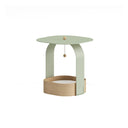 Side table con cuccia e gioco per gatti Danny colore verde