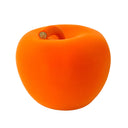 Mela Monocolor Velvet arancione, salvadanaio a forma di mela con finitura vellutata