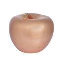 Mela Foglia Oro Rame Argento, salvadanaio decorativo a forma di mela