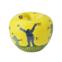 Mela Decor Keith Haring gialla, salvadanaio decorativo a forma di mela per home decor