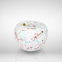 Mela decorativa in ceramica artigianale stile artistico per accessori casa