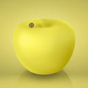 Mela Monocolor Finish Matt salvadanaio design colore giallo