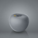 Salvadanaio mela monocolore opaca colore grigio