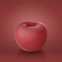 Salvadanaio a forma di mela monocolore finish matt rosso