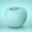 Mela Monocolor Finish Matt salvadanaio design colore azzurro