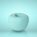 Salvadanaio a forma di mela monocolore finish matt azzurro