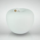 Mela Monocolor Finish Seta bianco latte, accessorio home decor minimal