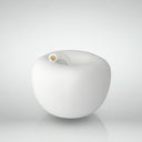 Salvadanaio Mela Monocolor Finish Seta bianco opaco, design elegante