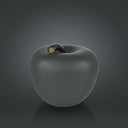 Salvadanaio Mela Monocolor Finish Seta grigio antracite, design elegante