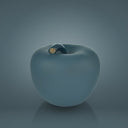 Salvadanaio Mela Monocolor Finish Seta verde salvia, finitura seta opaca