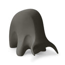 Scultura decorativa Toro Kau in gres porcellanato colore nero opaco