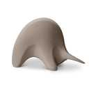 Scultura decorativa Toro Kau in gres porcellanato colore beige sabbia opaco
