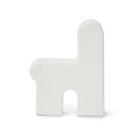 Scultura decorativa Crunchy in gres porcellanato colore avorio