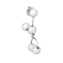 Orecchini Va col Vento gioiello artigianale da donna su sfondo bianco