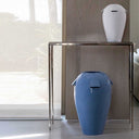 Vaso in ceramica Giara verde vista laterale