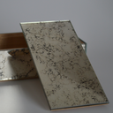 Scatola rettangolare Tatamama in specchio artigianale dettaglio superficie