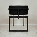 Sedia di design Numa dettaglio struttura in acciaio e rivestimento in pelle