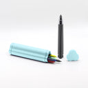 Astuccio TRILOByME Ego Undesign aperto con penna e refill