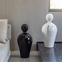 Sculture decorative Da in diverse finiture bianco e nero