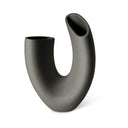 Vaso Anemone moderno in gres porcellanato – colore nero