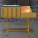 Console per giradischi VYC Vinyl Case dettaglio struttura e finiture