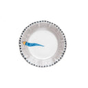 Insalatiera Fortuna abbinata ai piatti della collezione, accessori tavola in ceramica artigianale Vietri