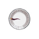 Insalatiera Fortuna collezione Vietri, piatto decorativo artigianale per la tavola con pesce marrone