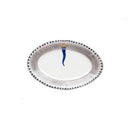 Piatto da portata ovale Fortuna in ceramica decorativa