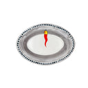 Piatto da portata ovale Fortuna visto dall’alto