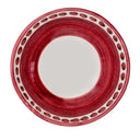 Ciotola in ceramica artigianale colore rosso linea I Colorati