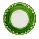 Ciotola in ceramica artigianale colore verde linea I Colorati